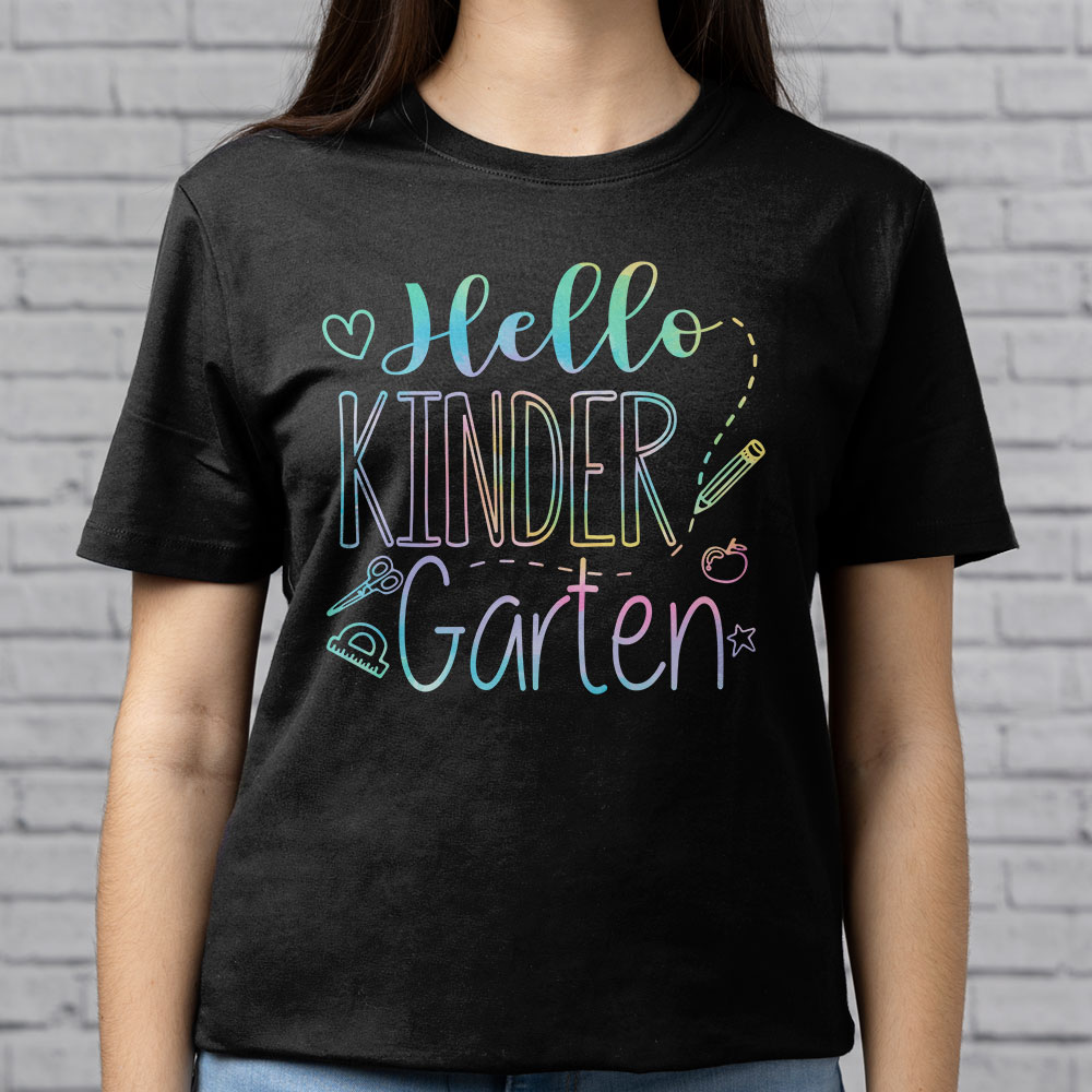 Hello-Kindergarten-Tie-Dye-Teachers-Kids-Back-to-School-T-Shirt-b-9 Hello Kindergarten Tie Dye Teachers Kids Back to School T Shirt b 9
