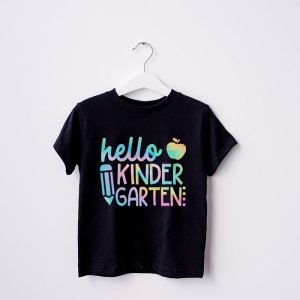 Hello Kindergarten Tie Dye Teachers Kids Back to School T Shirt c 7