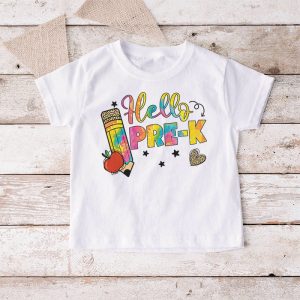 Hello Preschool Grade Teachers Students Tie Dye Back To School T Shirt 10 3