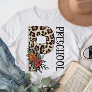 Hello Preschool Leopard Back To School Teacher Student Kids T Shirt 3