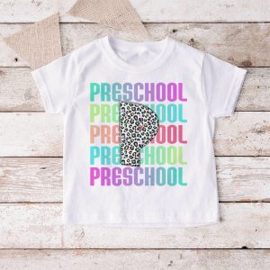 Hello Preschool Leopard Back To School Teacher Student Kids T Shirt 4 1