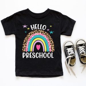 Hello Preschool Rainbow Back To School Teacher Student T Shirt B 6