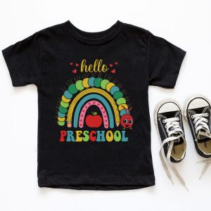 Hello Preschool Rainbow Back To School Teacher Student T Shirt d 6