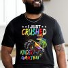 I Just Crushed Kindergarten Dinosaur TRex Monster Truck T-Shirt