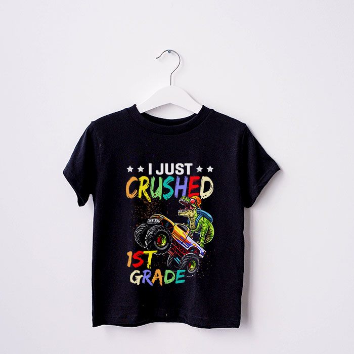 I-Just-Crushed-Kindergarten-Dinosaur-TRex-Monster-Truck-T-Shirt-b-3 I Just Crushed Kindergarten Dinosaur TRex Monster Truck T Shirt b 3