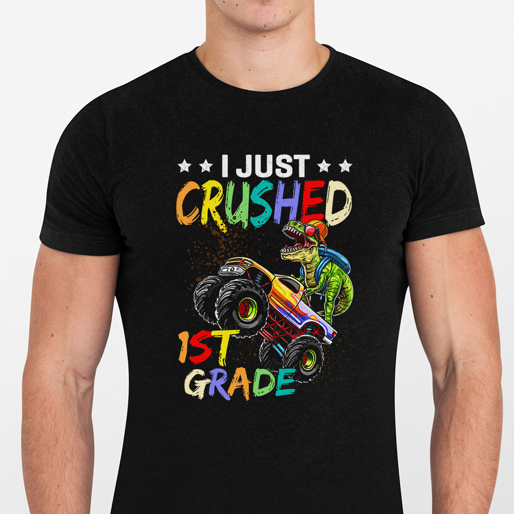 I-Just-Crushed-Kindergarten-Dinosaur-TRex-Monster-Truck-T-Shirt-b-4 I Just Crushed Kindergarten Dinosaur TRex Monster Truck T Shirt b 4