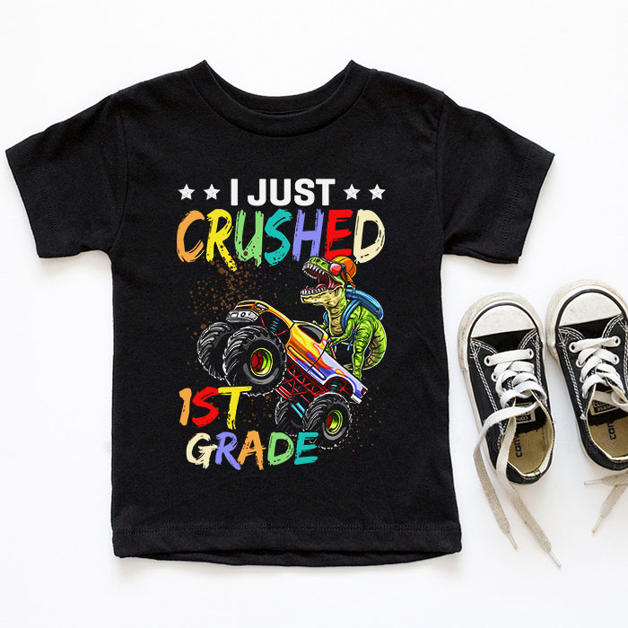 I-Just-Crushed-Kindergarten-Dinosaur-TRex-Monster-Truck-T-Shirt-b-7 I Just Crushed Kindergarten Dinosaur TRex Monster Truck T Shirt b 7