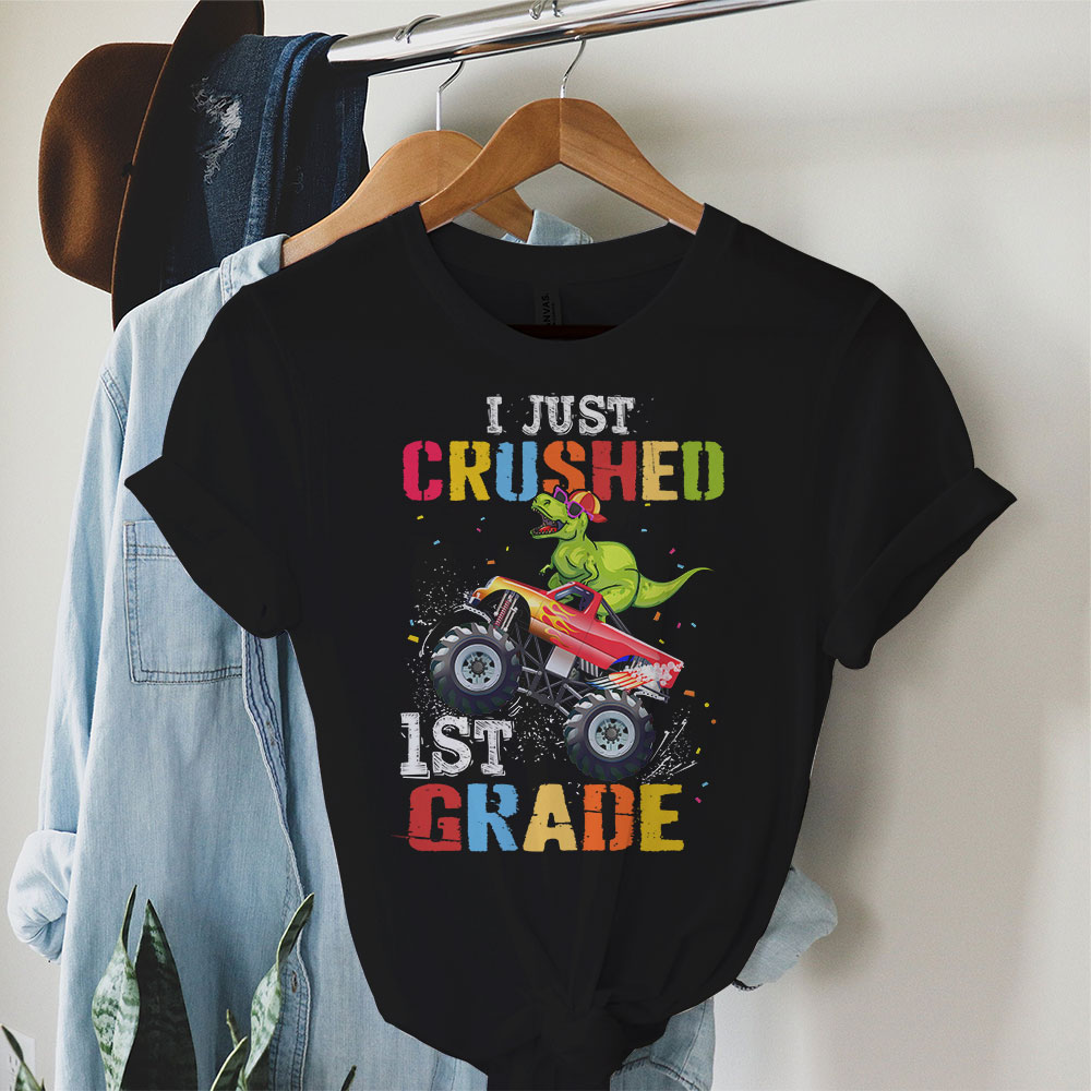I-Just-Crushed-Kindergarten-Dinosaur-TRex-Monster-Truck-T-Shirt-d-1 I Just Crushed Kindergarten Dinosaur TRex Monster Truck T Shirt d 1