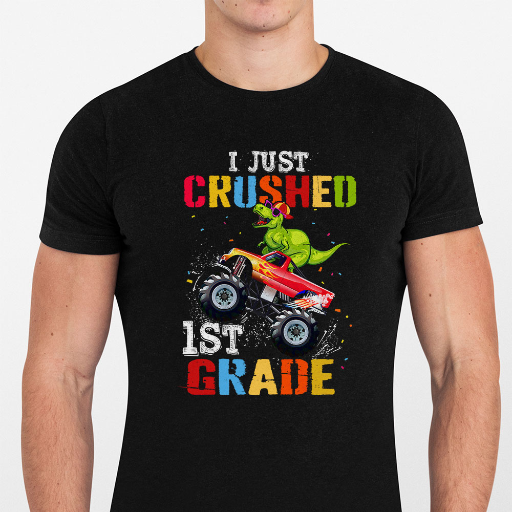 I-Just-Crushed-Kindergarten-Dinosaur-TRex-Monster-Truck-T-Shirt-d-4 I Just Crushed Kindergarten Dinosaur TRex Monster Truck T Shirt d 4