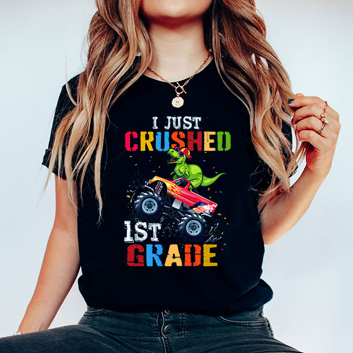 I-Just-Crushed-Kindergarten-Dinosaur-TRex-Monster-Truck-T-Shirt-d-5 I Just Crushed Kindergarten Dinosaur TRex Monster Truck T Shirt d 5