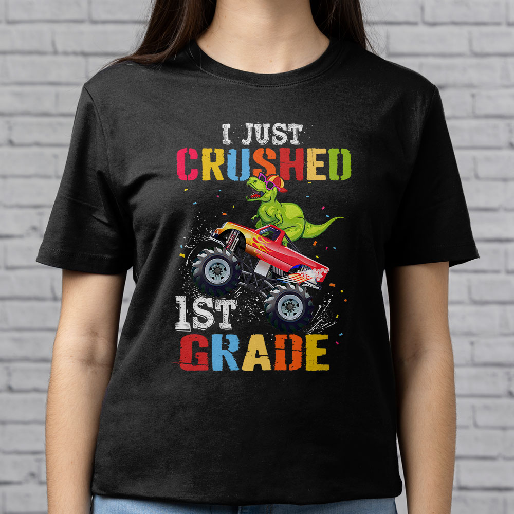 I-Just-Crushed-Kindergarten-Dinosaur-TRex-Monster-Truck-T-Shirt-d-6 I Just Crushed Kindergarten Dinosaur TRex Monster Truck T Shirt d 6