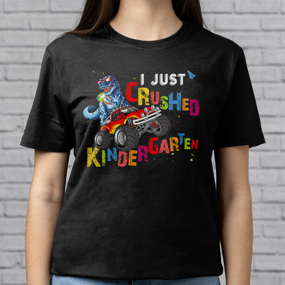 I-Just-Crushed-Kindergarten-Dinosaur-TRex-Monster-Truck-T-Shirt-f-7 I Just Crushed Kindergarten Dinosaur TRex Monster Truck T Shirt f 7