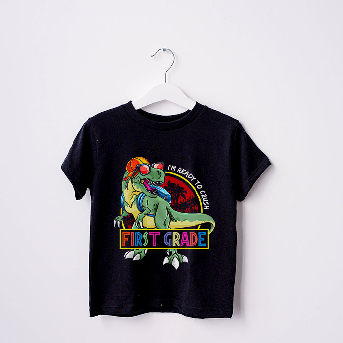 Im-Ready-To-Crush-1st-Grade-Dinosaur-T-Rex-Back-To-School-T-Shirt-b-3 Im Ready To Crush 1st Grade Dinosaur T Rex Back To School T Shirt b 3