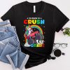 I'm Ready To Crush 1st Grade Monster Truck Unicorn Girl Kids T-Shirt 1