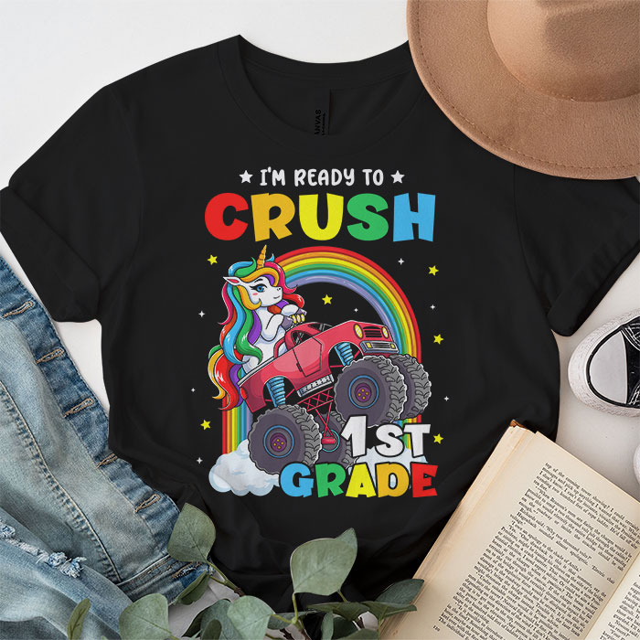 Im-Ready-To-Crush-1st-Grade-Monster-Truck-Unicorn-Girl-Kids-T-Shirt-1-3 Im Ready To Crush 1st Grade Monster Truck Unicorn Girl Kids T Shirt 1 3