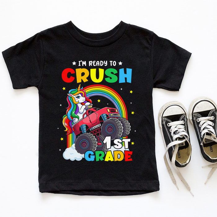 Im-Ready-To-Crush-1st-Grade-Monster-Truck-Unicorn-Girl-Kids-T-Shirt-1-5 Im Ready To Crush 1st Grade Monster Truck Unicorn Girl Kids T Shirt 1 5