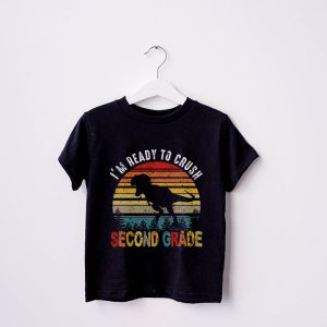 Back To School Gifts Crush 2nd Grade Dinosaur T Rex T-Shirt 1 4 Im Ready To Crush 2ND Grade Dinosaur T Rex Back To School T Shirt d 4