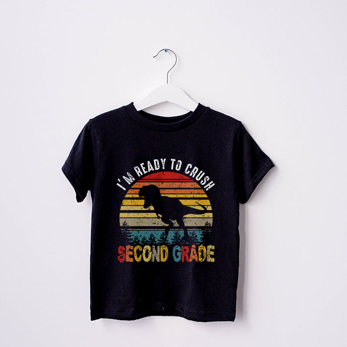 Im-Ready-To-Crush-2ND-Grade-Dinosaur-T-Rex-Back-To-School-T-Shirt-d-4 Im Ready To Crush 2ND Grade Dinosaur T Rex Back To School T Shirt d 4