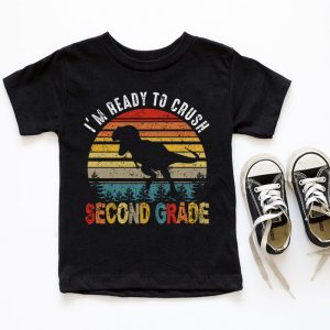 Back To School Gifts Crush 2nd Grade Dinosaur T Rex T-Shirt 1 6 Im Ready To Crush 2ND Grade Dinosaur T Rex Back To School T Shirt d 6