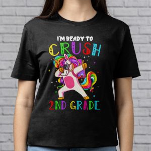Im Ready To Crush 2nd Grade Dabbing Unicorn Back to School T Shirt b 3