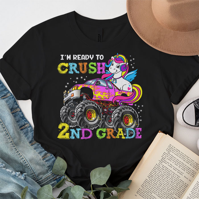 Im-Ready-To-Crush-2nd-Grade-Monster-Truck-Unicorn-Girl-Kids-T-Shirt-3-3 Im Ready To Crush 2nd Grade Monster Truck Unicorn Girl Kids T Shirt 3 3
