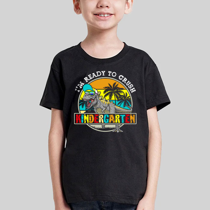 Im-Ready-To-Crush-Kindergarten-Dinosaur-T-Rex-Back-To-School-T-Shirt-c-1 Im Ready To Crush Kindergarten Dinosaur T Rex Back To School T Shirt c 1