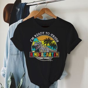 Back To School Gifts Crush Kindergarten Dinosaur T Rex T-Shirt 3