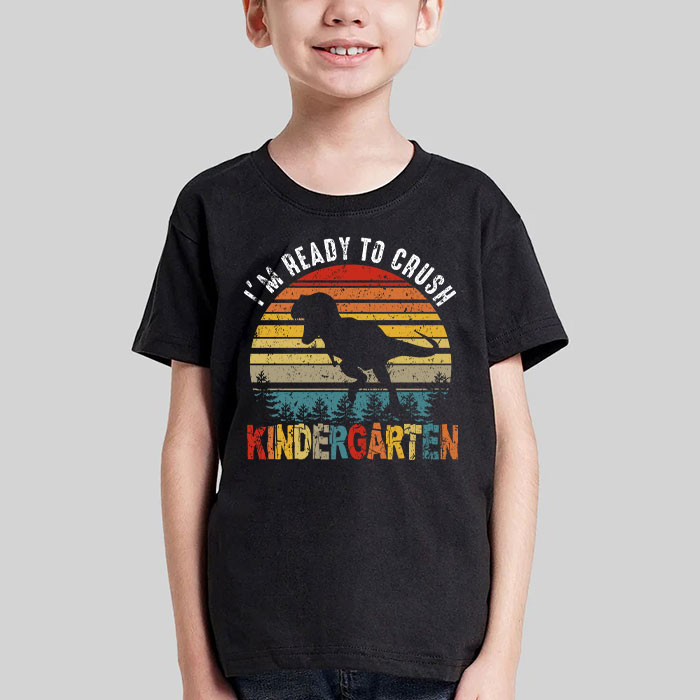Im-Ready-To-Crush-Kindergarten-Dinosaur-T-Rex-Back-To-School-T-Shirt-d-1 Im Ready To Crush Kindergarten Dinosaur T Rex Back To School T Shirt d 1