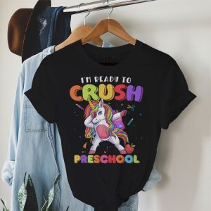Back To School I’m Ready Crush Preschool Dabbing Unicorn T-Shirt 1
