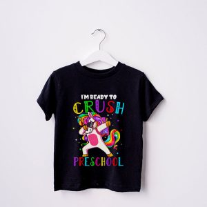 Im Ready To Crush Preschool Dabbing Unicorn Back to School T Shirt b 2