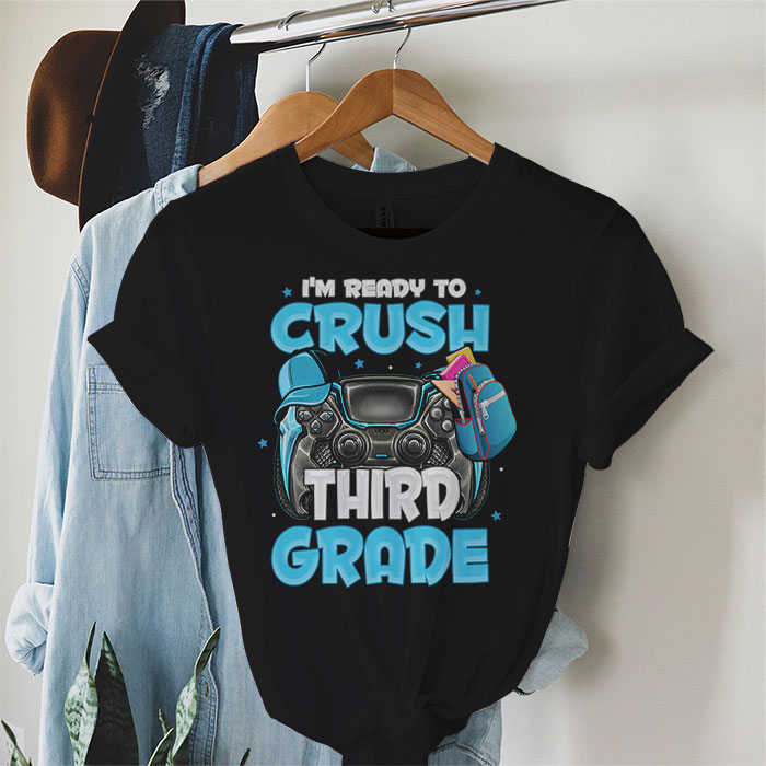 Im-Ready-to-Crush-3rd-Grade-Back-to-School-Video-Game-Boys-T-Shirt-3 I'm Ready to Crush 3rd Grade Back to School Video Game Boys T-Shirt 3