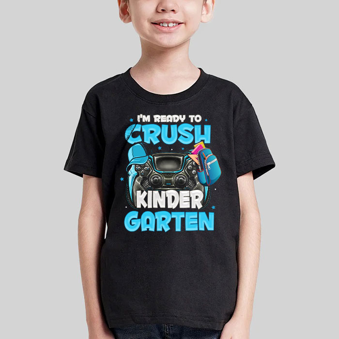 Im-Ready-to-Crush-Kindergarten-Back-to-School-Video-Game-Boys-T-Shirt-3-1 Im Ready to Crush Kindergarten Back to School Video Game Boys T Shirt 3 1