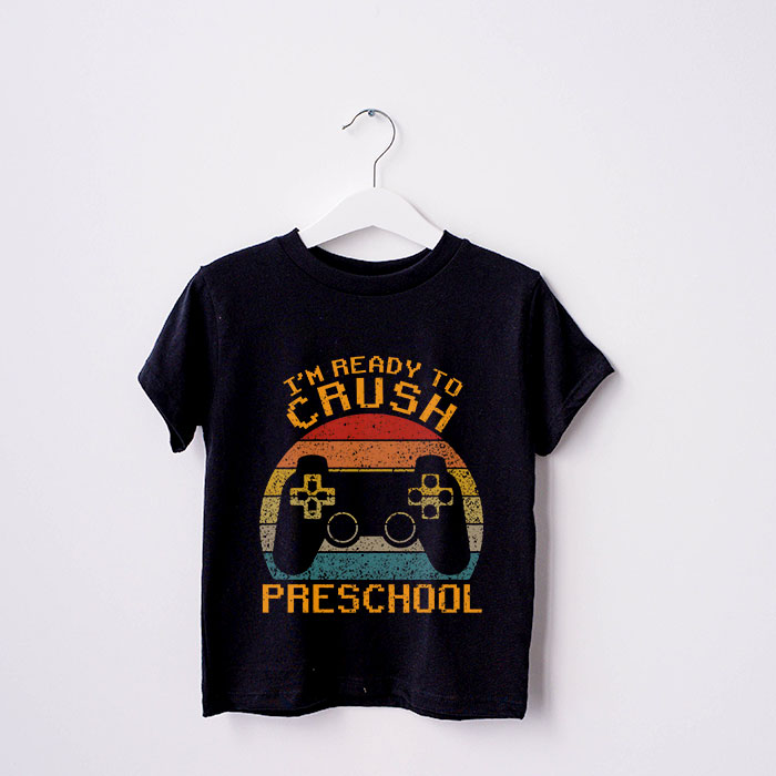 Im-Ready-to-Crush-Pre-K-Back-to-School-Video-Game-Boys-T-Shirt-1-3 Im Ready to Crush Pre K Back to School Video Game Boys T Shirt 1 3