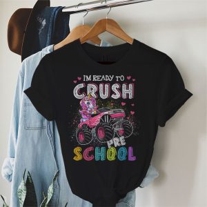 I'm Ready to Crush Preschool Unicorn Monster Truck Girls T-Shirt