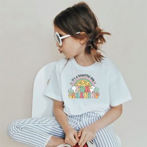 Kids Back To School Clothes It’s A Beautiful Day For Learning T-Shirt 2