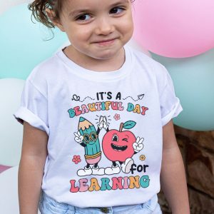 Its Beautiful Day For Learning Retro Teacher Students Women T Shirt 3 2
