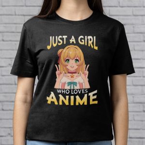 Just A Girl Who Loves Anime T Shirt 1 3