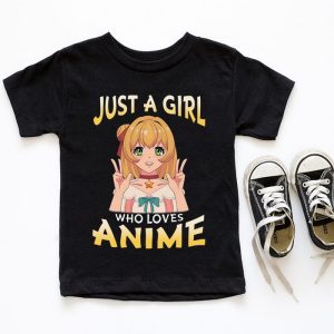 Just A Girl Who Loves Anime T Shirt 1 4