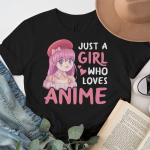 Just A Girl Who Loves Anime T Shirt 2 2