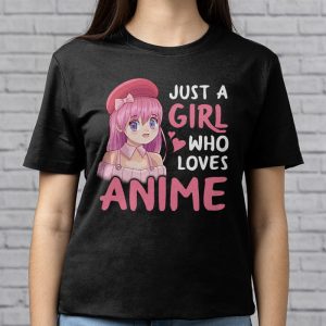 Just A Girl Who Loves Anime T Shirt 2 3