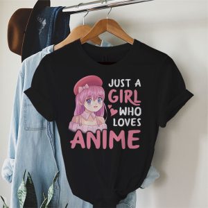 Anime Girl Shirt Just A Girl Who Loves Anime Cute T-Shirt 2