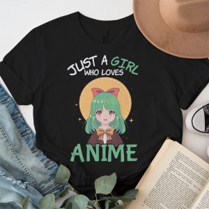 Just A Girl Who Loves Anime T Shirt 3 2