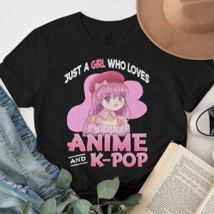 Just A Girl Who Really Loves Anime K pop South Korean Manga T Shirt 2 4