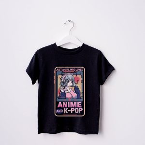 Just A Girl Who Really Loves Anime K pop South Korean Manga T Shirt 3 1