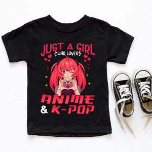 Just A Girl Who Really Loves Anime K pop South Korean Manga T Shirt 6 3