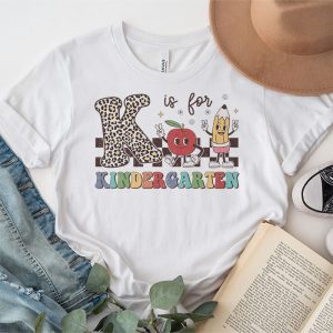 K Is For Kindergarten Teacher Retro Back to School Student T Shirt 1 3
