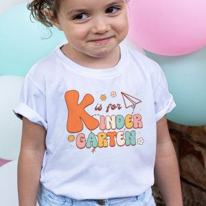 K Is For Kindergarten Teacher Retro Back to School Student T Shirt 2 2
