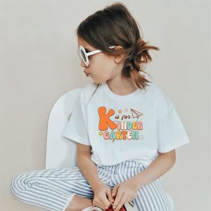 Kindergarten Shirts K Is For Kindergarten Retro Back To School T-Shirt 2