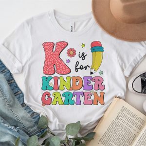 K Is For Kindergarten Teacher Retro Back to School Student T Shirt 3 3