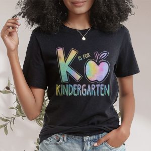 First Day Of kindergarten K Is For Kindergarten Teacher Kids T-Shirt 5